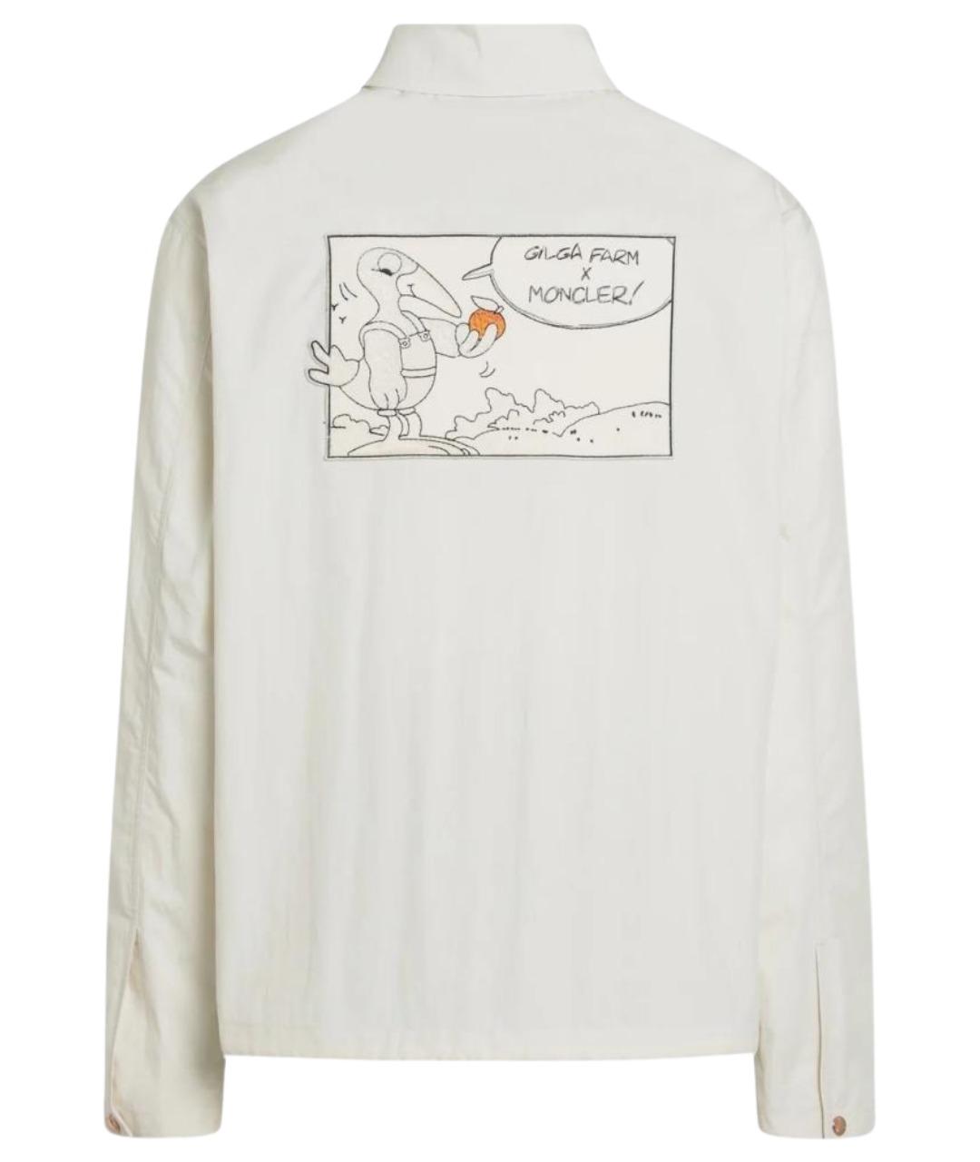MONCLER Белая куртка, фото 2