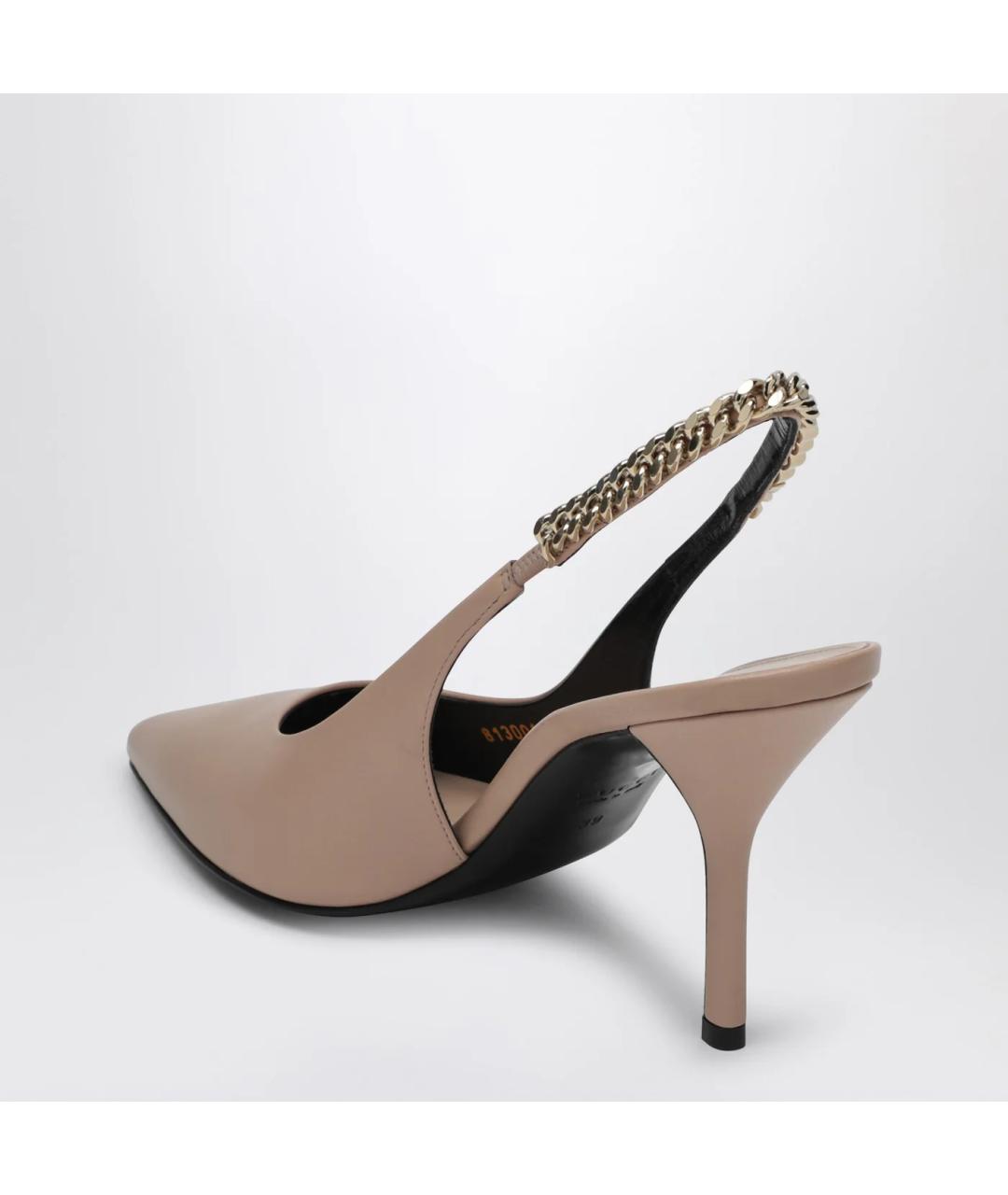 GUCCI Розовые кожаные туфли, фото 2