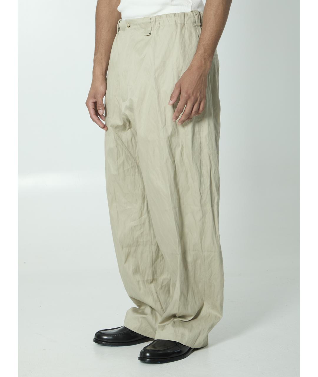 WILLY CHAVARRIA Бежевые хлопковые повседневные брюки, фото 2