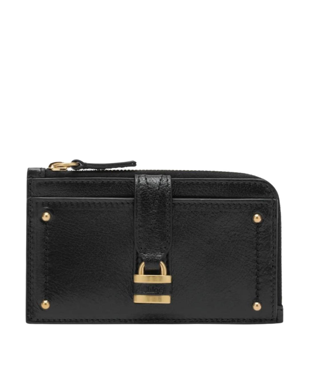 CHLOE Черный кожаный кошелек, фото 1