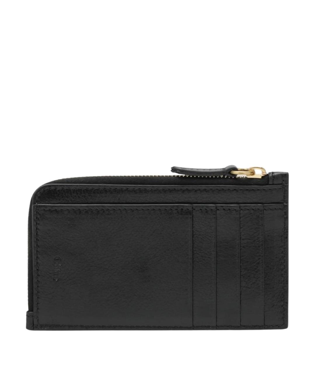 CHLOE Черный кожаный кошелек, фото 2