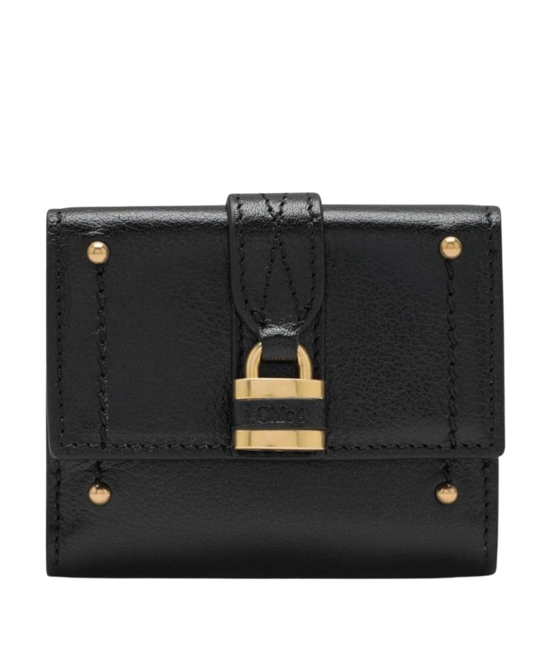 CHLOE Черный кожаный кошелек, фото 1