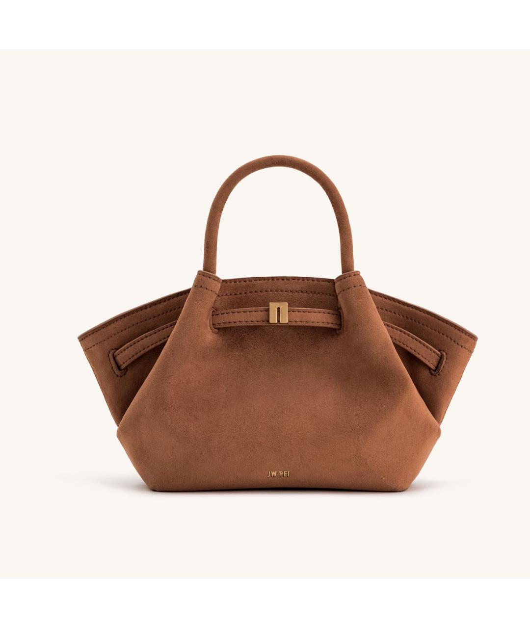 JW PEI Коричневая сумка тоут из искусственной кожи, фото 7