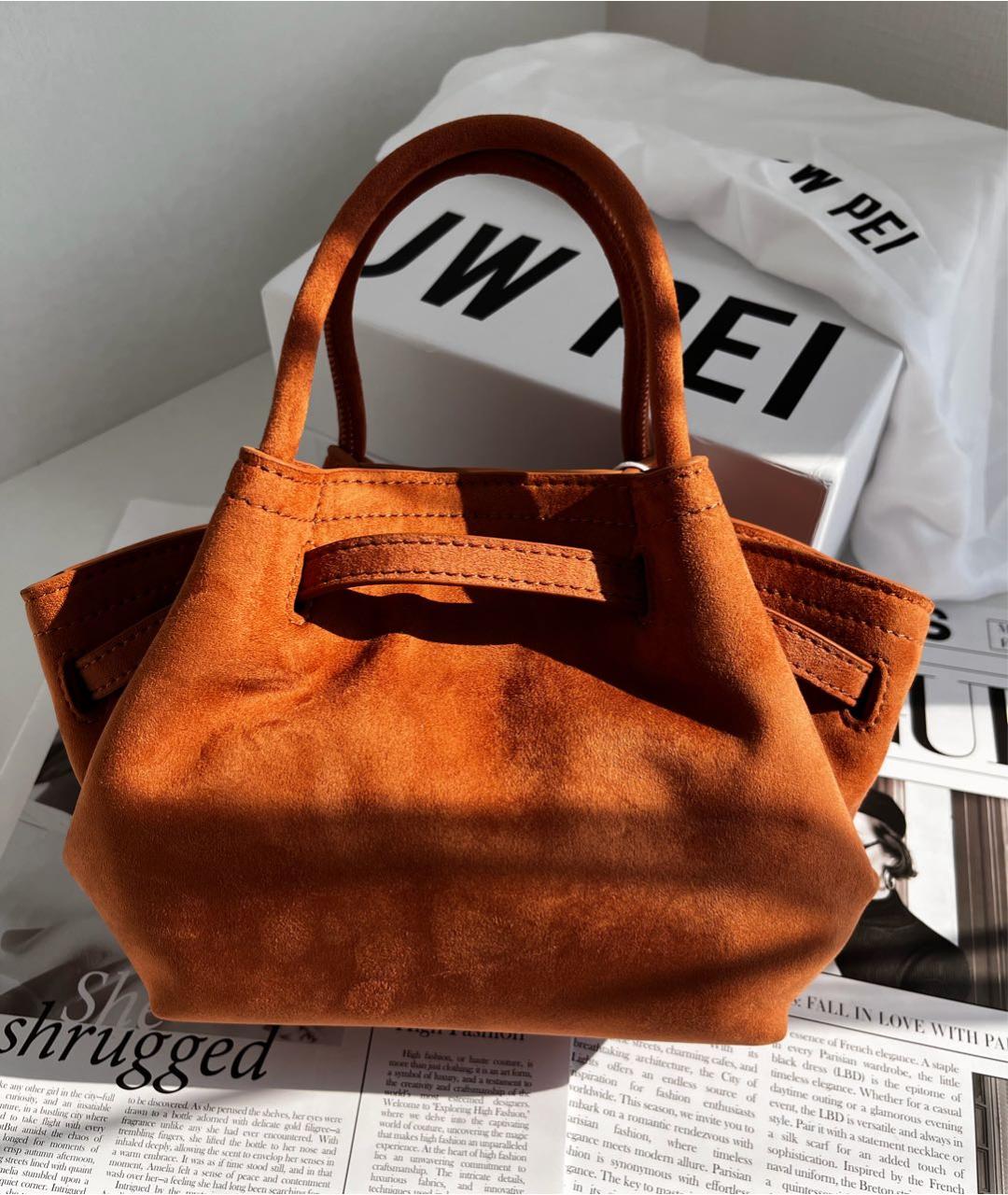 JW PEI Коричневая сумка тоут из искусственной кожи, фото 3