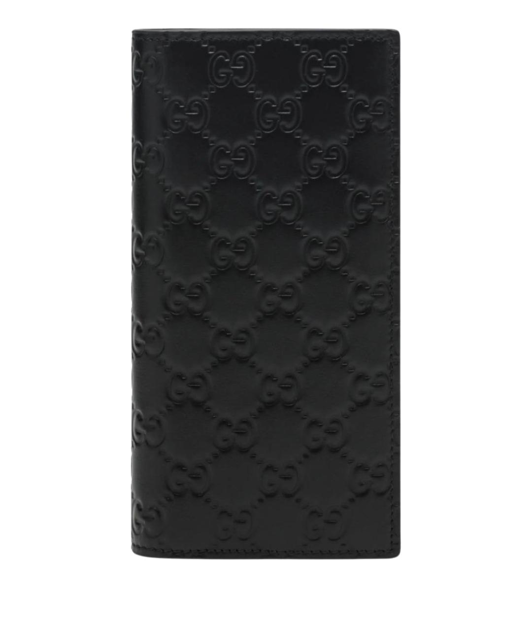 GUCCI Черный кожаный кошелек, фото 1