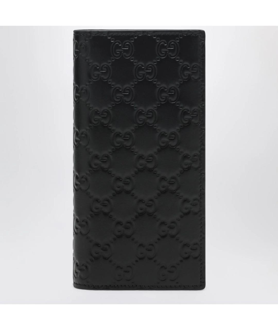 GUCCI Черный кожаный кошелек, фото 3
