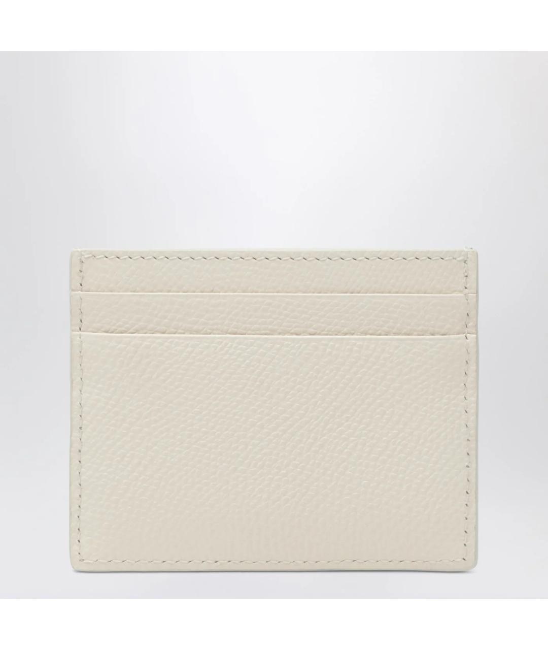 VALENTINO Белый кожаный кардхолдер, фото 2