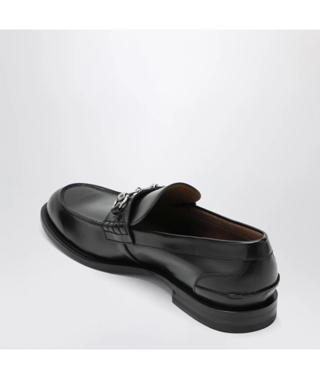GUCCI Черные кожаные лоферы, фото 2