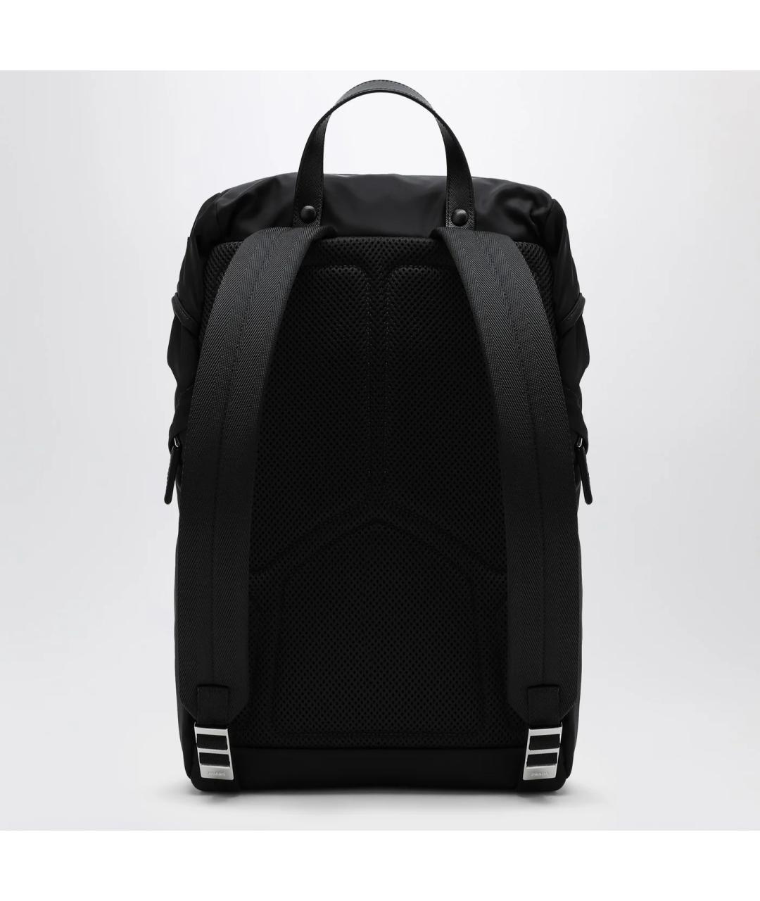PRADA Черный синтетический рюкзак, фото 2
