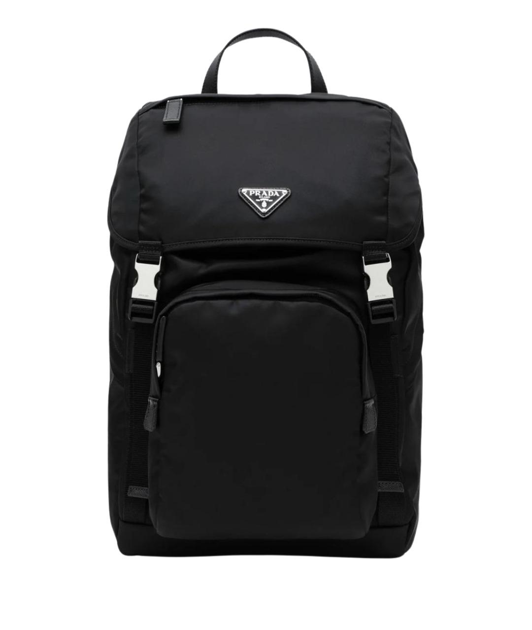 PRADA Черный синтетический рюкзак, фото 1