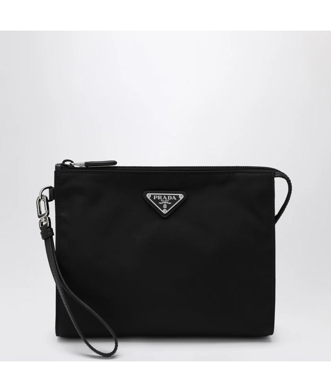 PRADA Черная синтетическая папка для документов, фото 3