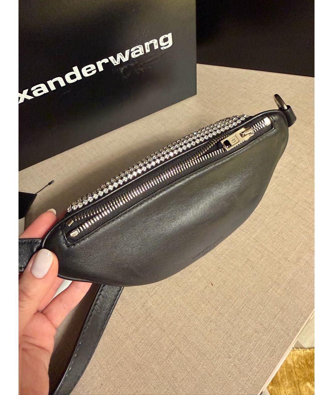 ALEXANDER WANG Черная поясная сумка, фото 3