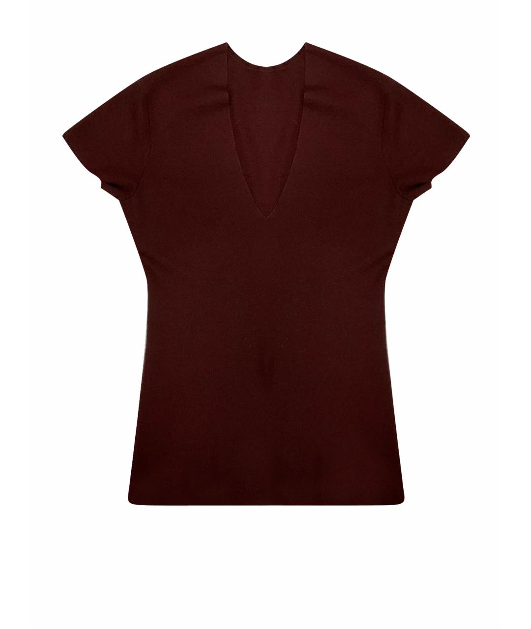 LORO PIANA Бордовый кашемировый джемпер / свитер, фото 1