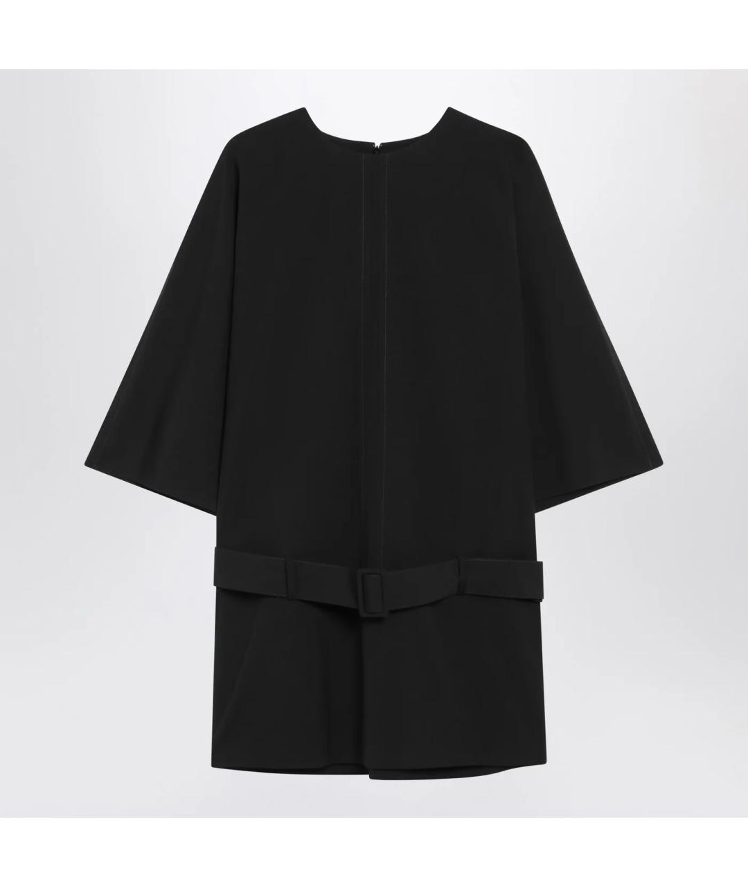 MM6 MAISON MARGIELA Черное шерстяное повседневное платье, фото 3