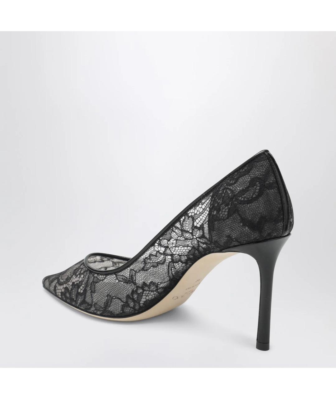 JIMMY CHOO Черные текстильные туфли, фото 2