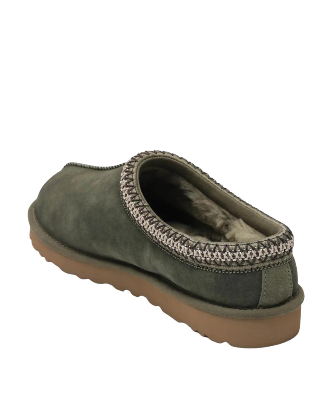 UGG AUSTRALIA Зеленые замшевые низкие ботинки, фото 2