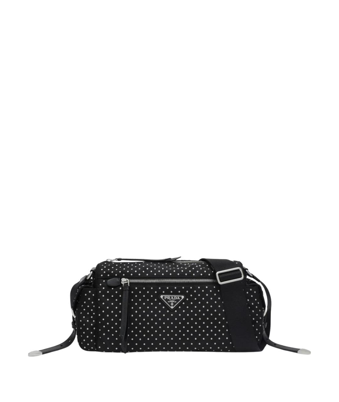 PRADA Черная синтетическая сумка через плечо, фото 1