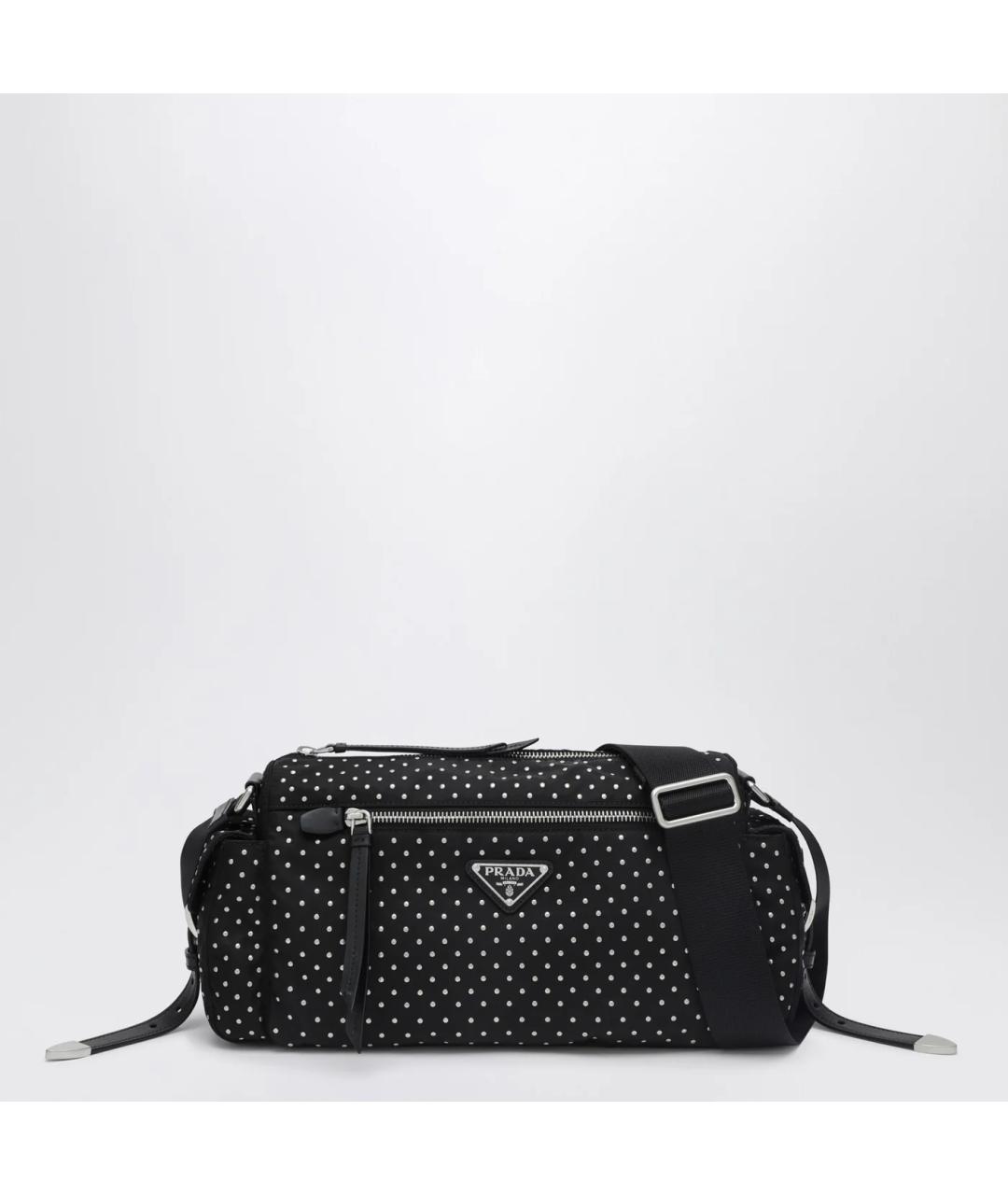 PRADA Черная синтетическая сумка через плечо, фото 3