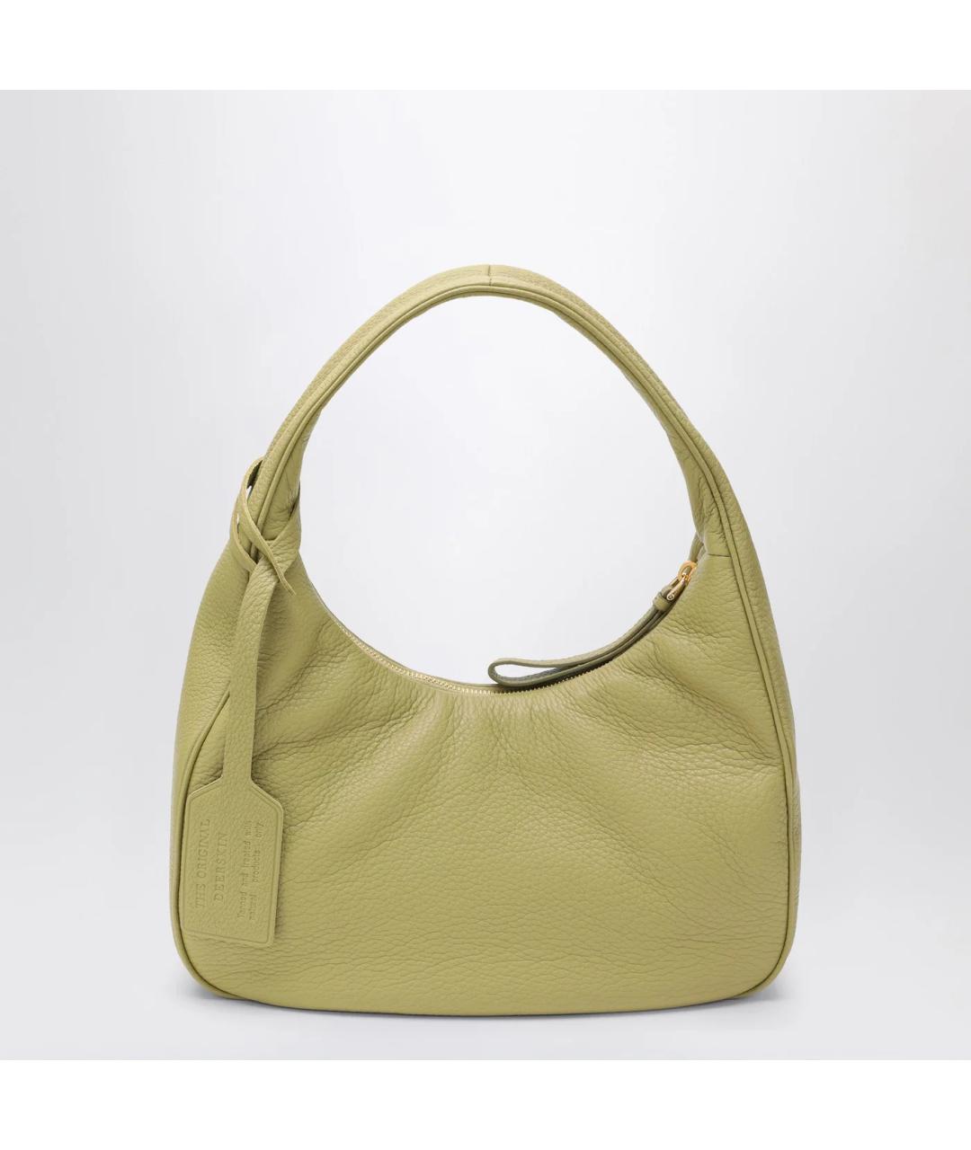 PRADA Зеленая кожаная сумка через плечо, фото 2