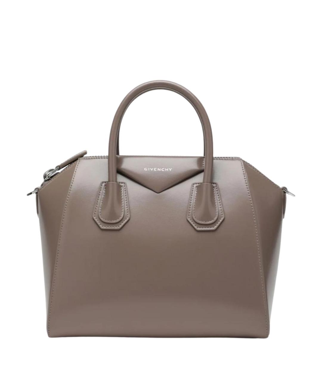 GIVENCHY Бежевая кожаная сумка тоут, фото 1