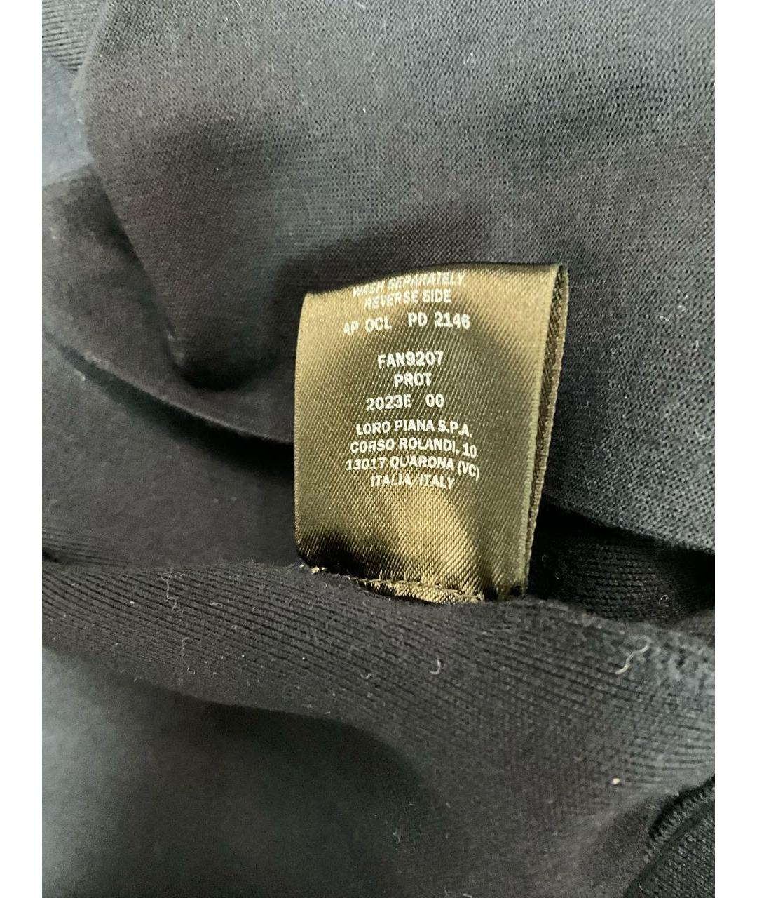 LORO PIANA Синий шерстяной кардиган, фото 6