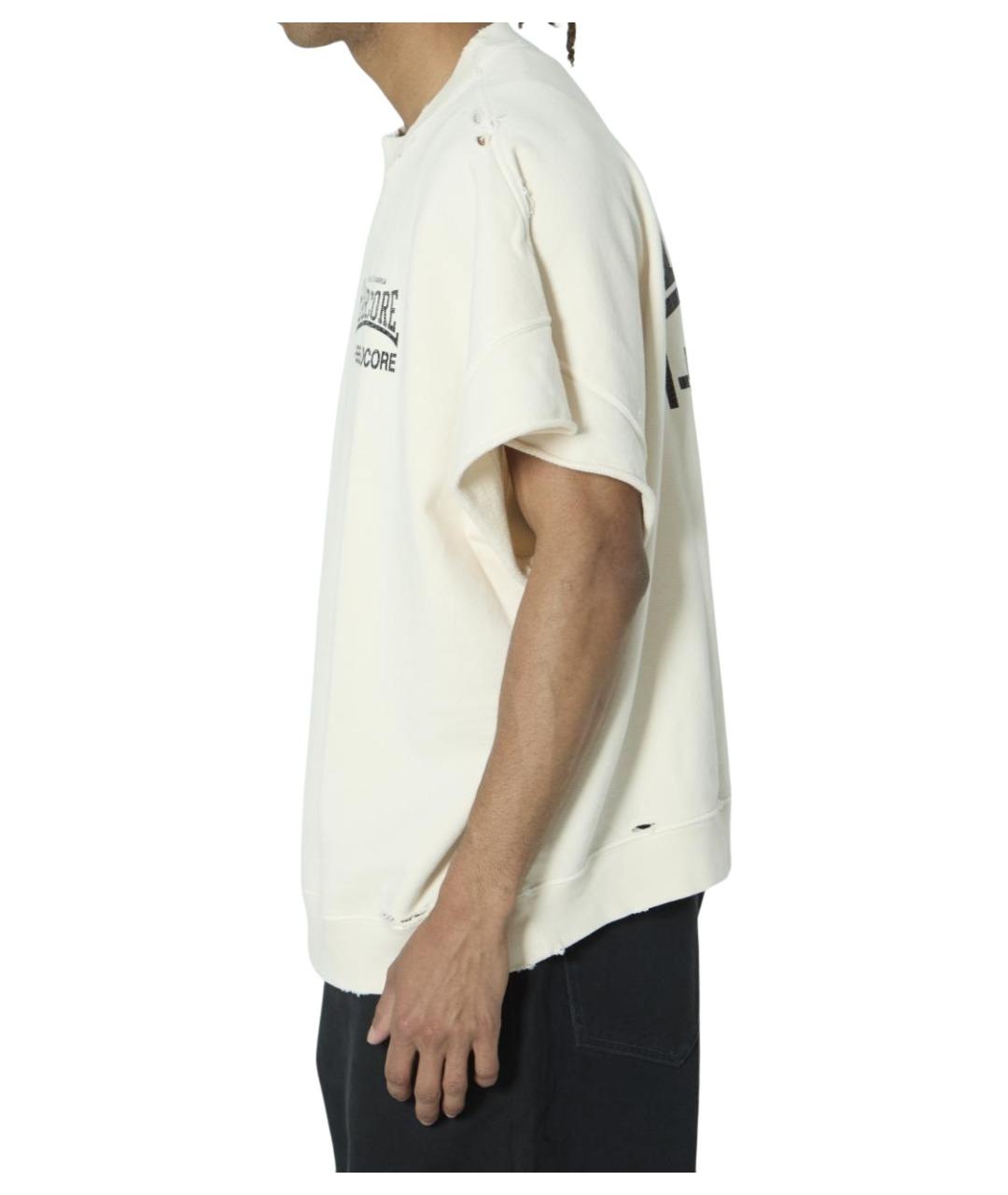 WILLY CHAVARRIA Бежевая хлопковая футболка, фото 3