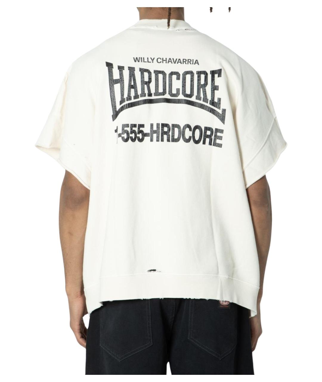 WILLY CHAVARRIA Бежевая хлопковая футболка, фото 4