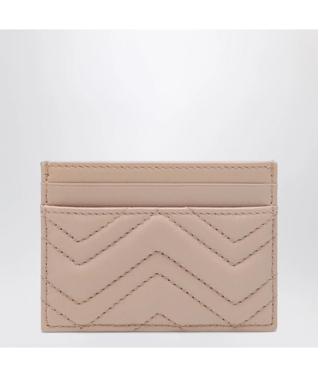 GUCCI Розовый кожаный кардхолдер, фото 2