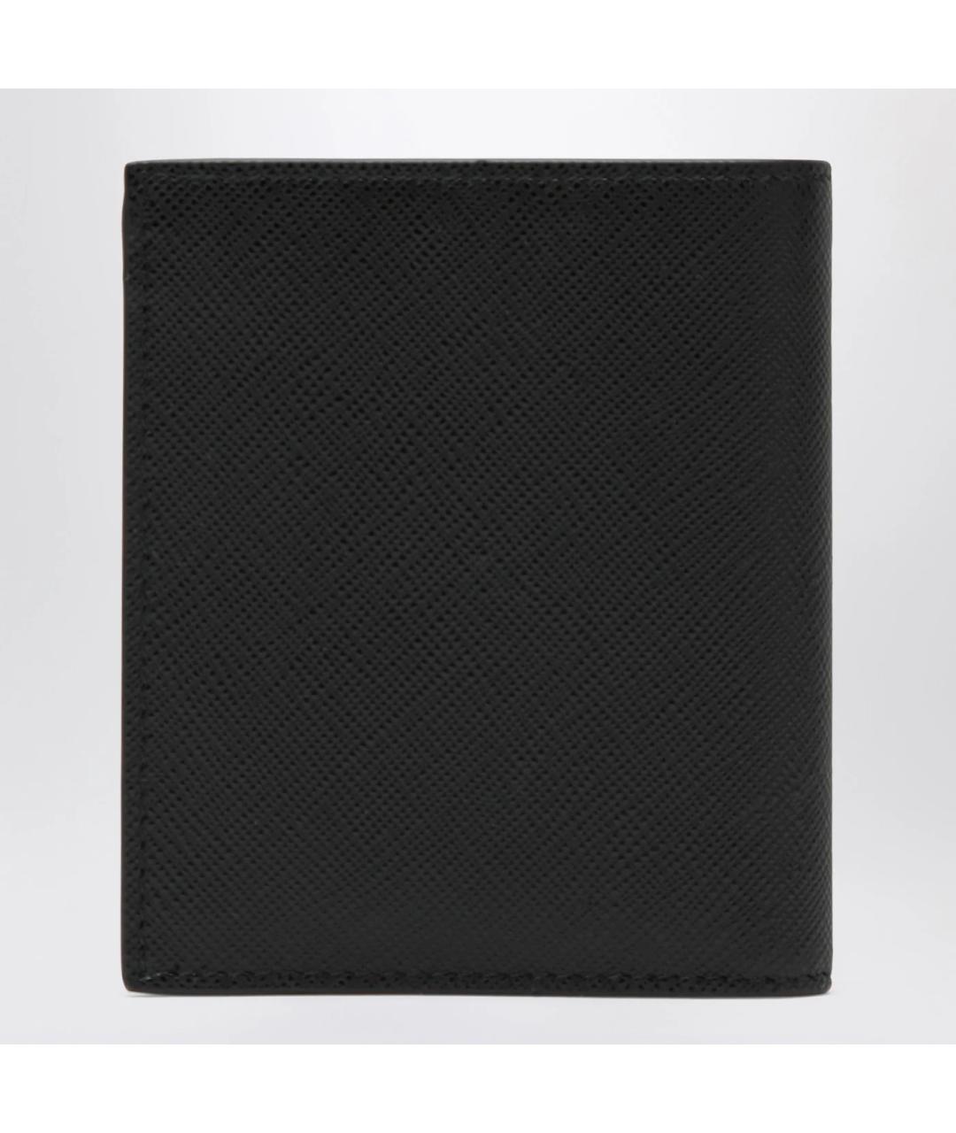 PRADA Черный кожаный кошелек, фото 2