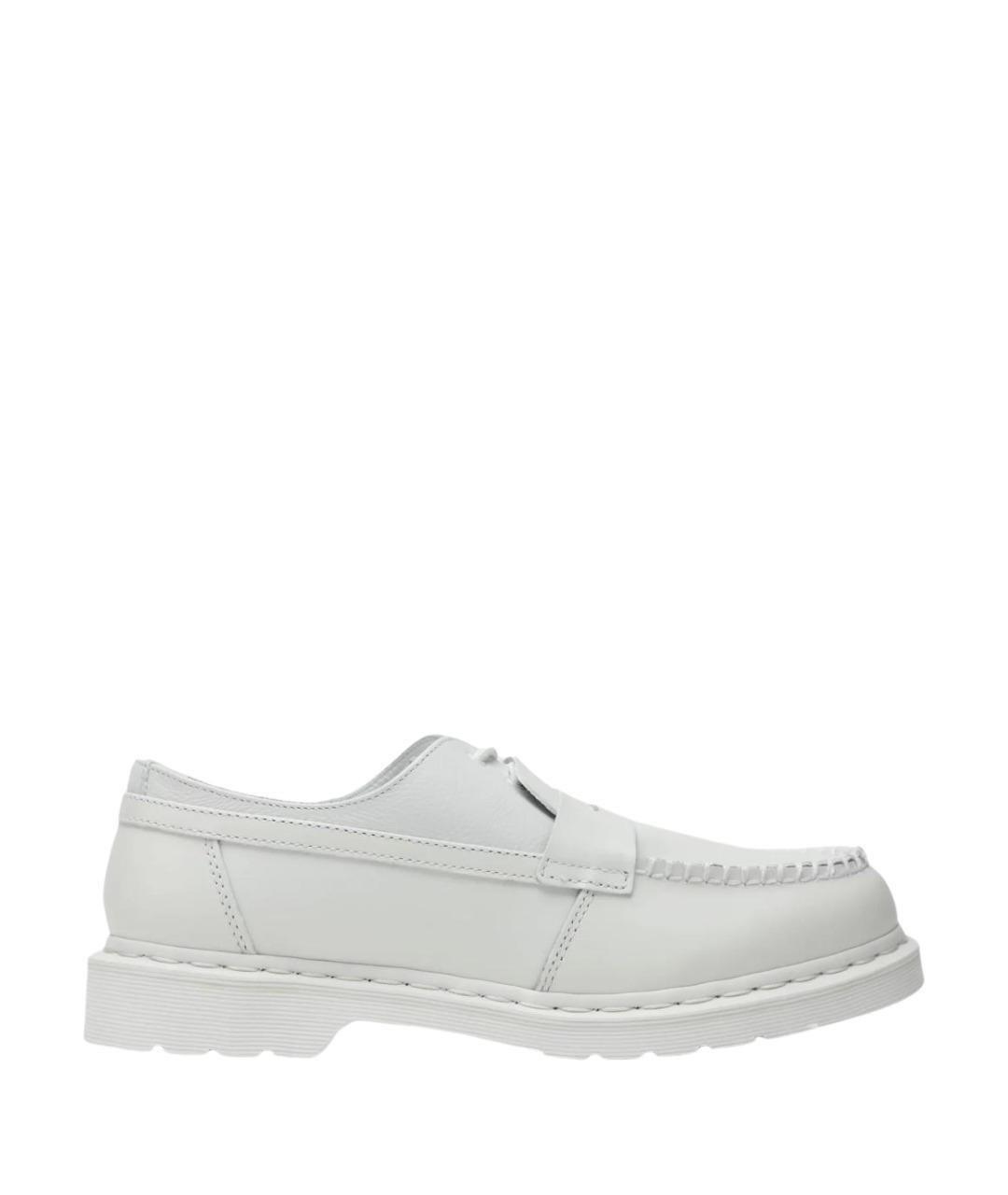 MM6 MAISON MARGIELA Белые кожаные лоферы, фото 1