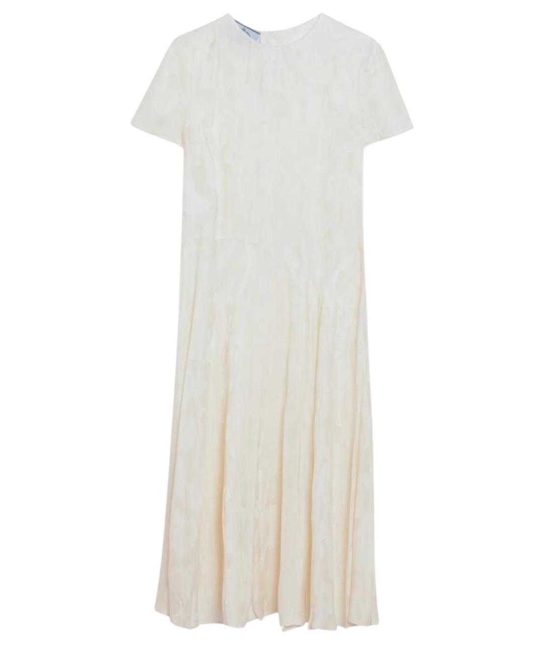 PRADA Белое хлопковое платье, фото 1