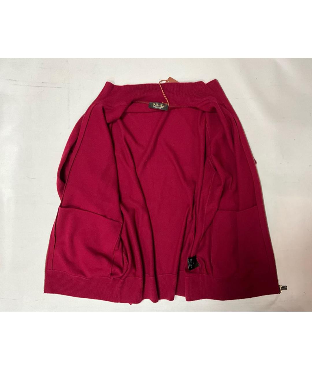 LORO PIANA Розовый шерстяной кардиган, фото 2