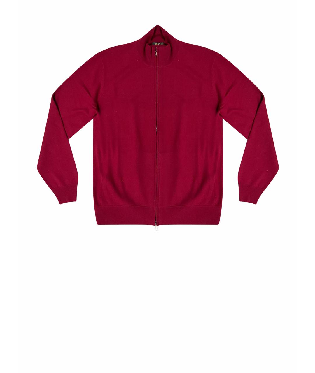 LORO PIANA Розовый шерстяной кардиган, фото 1