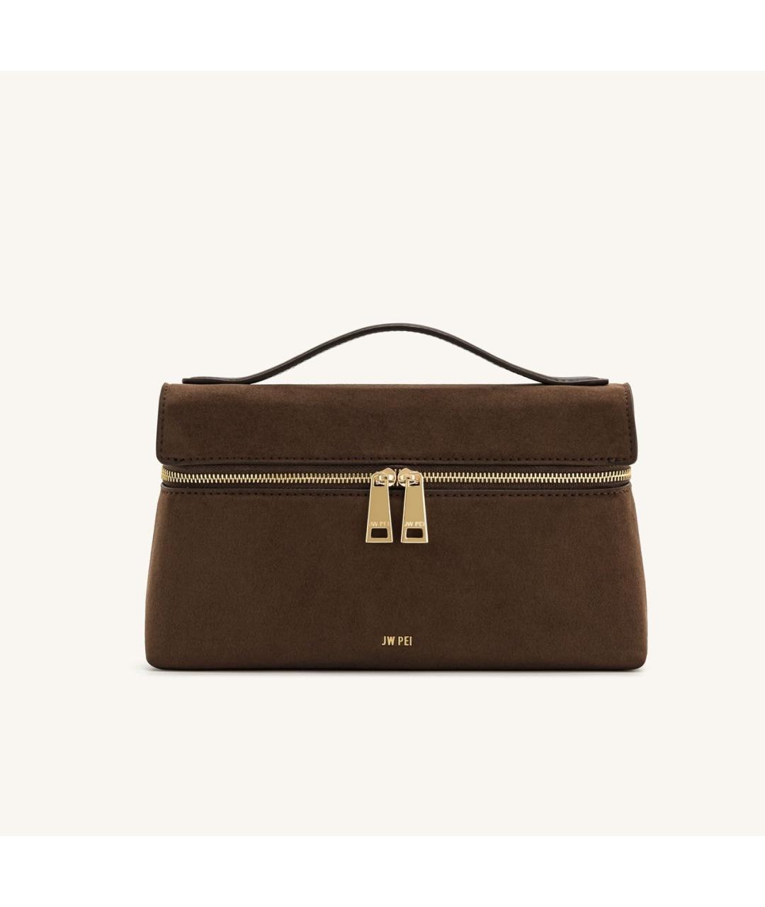 JW PEI Коричневая сумка через плечо из искусственной кожи, фото 6