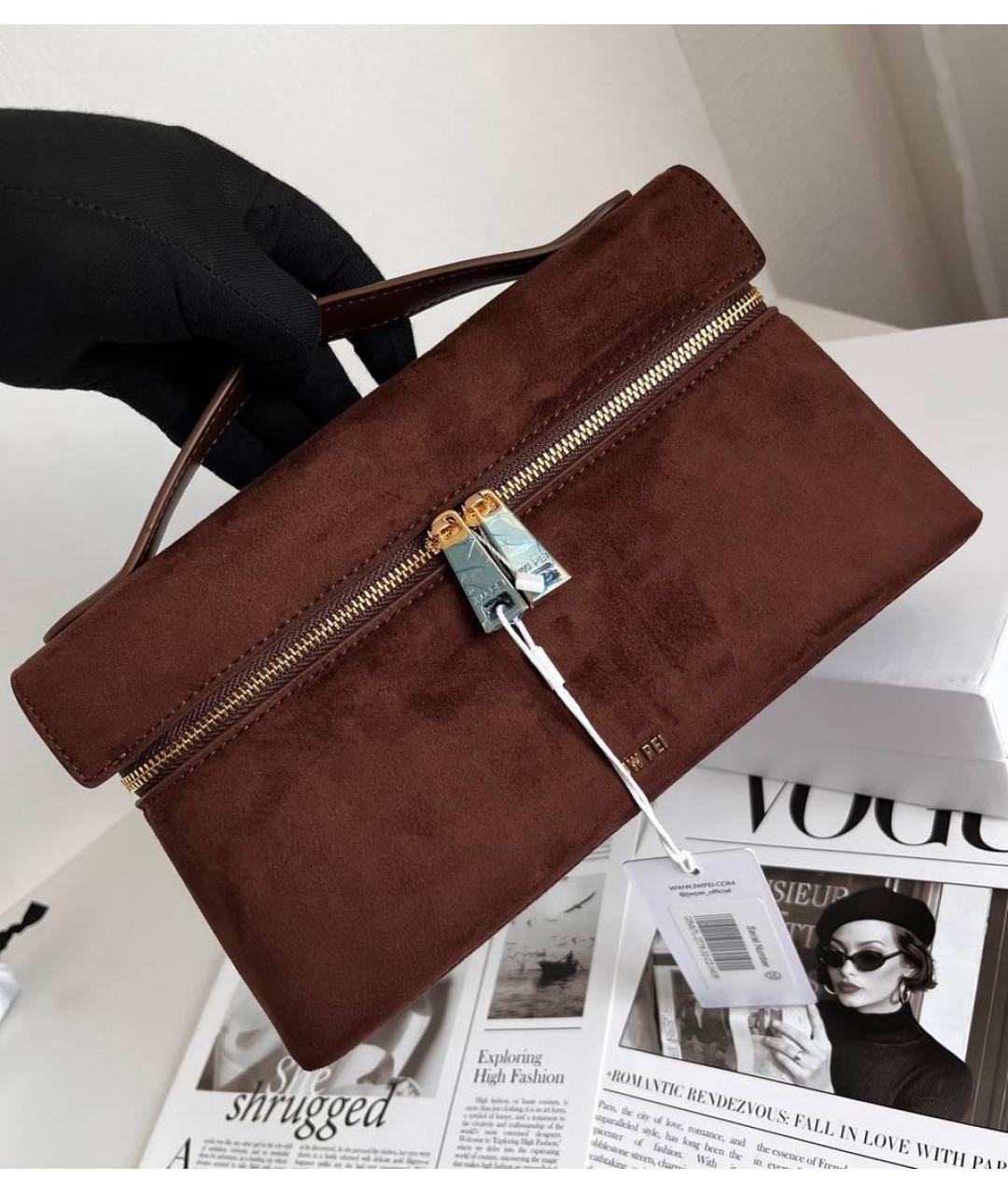 JW PEI Коричневая сумка через плечо из искусственной кожи, фото 4