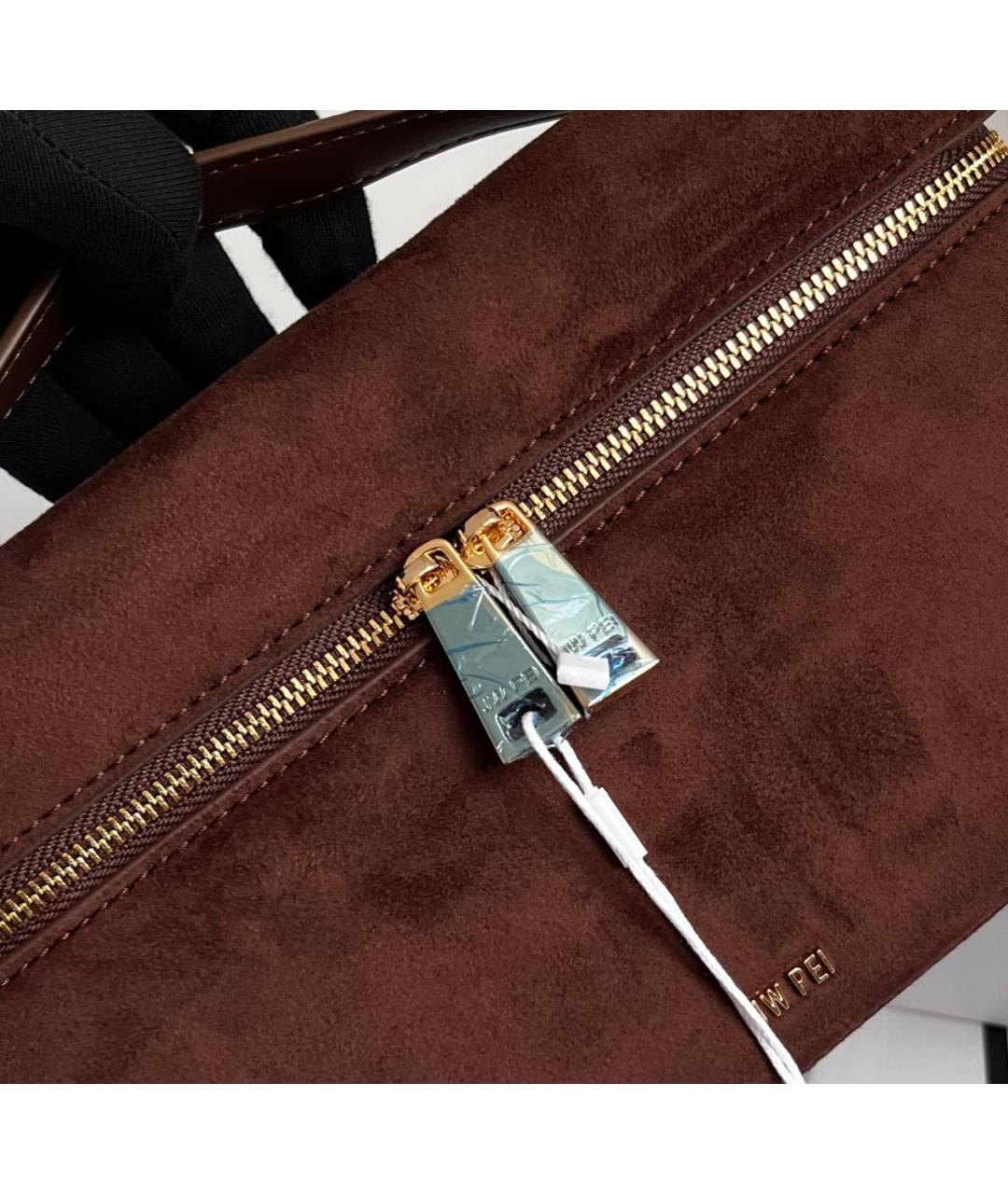 JW PEI Коричневая сумка через плечо из искусственной кожи, фото 5
