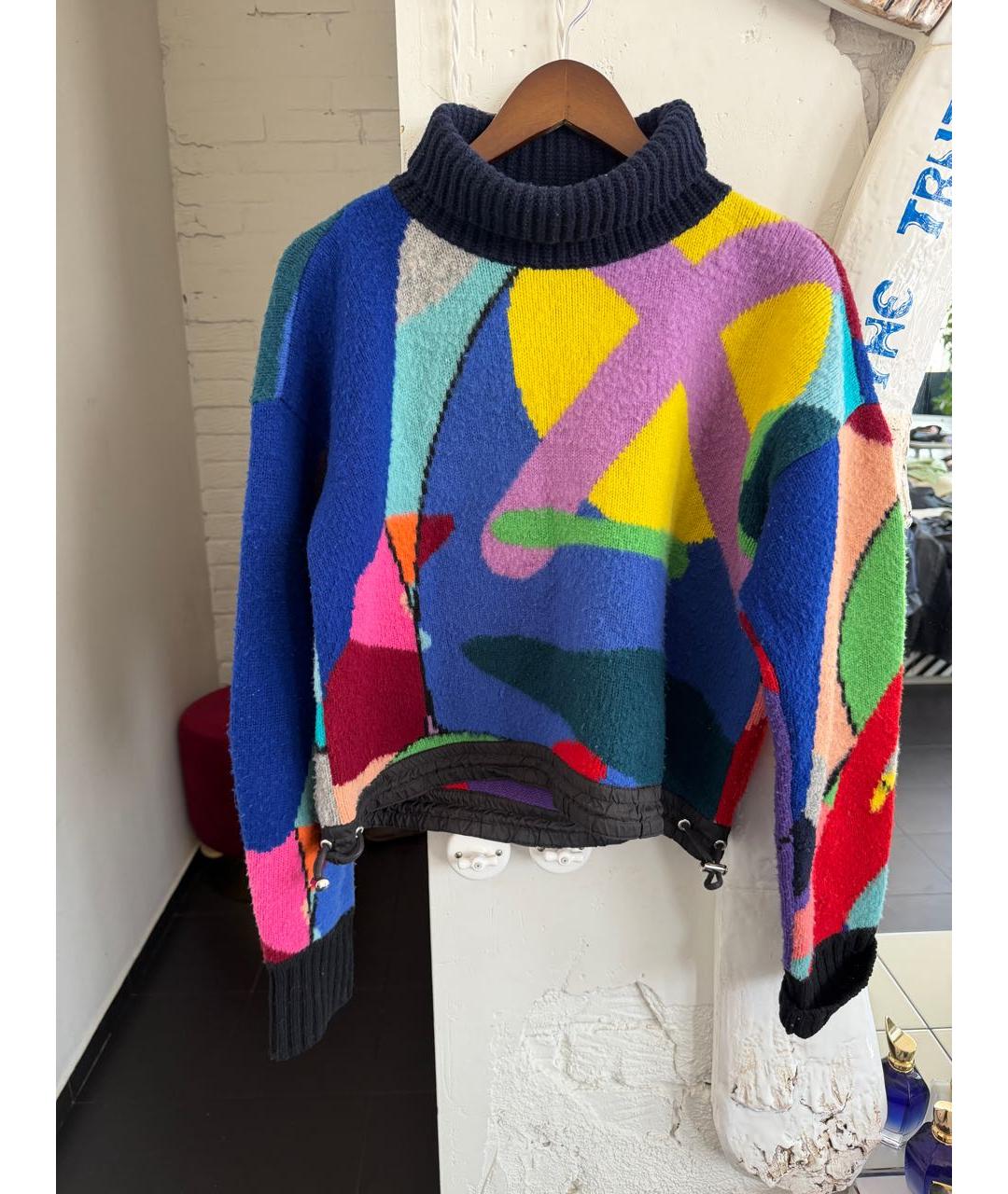 SACAI Мульти шерстяной джемпер / свитер, фото 7
