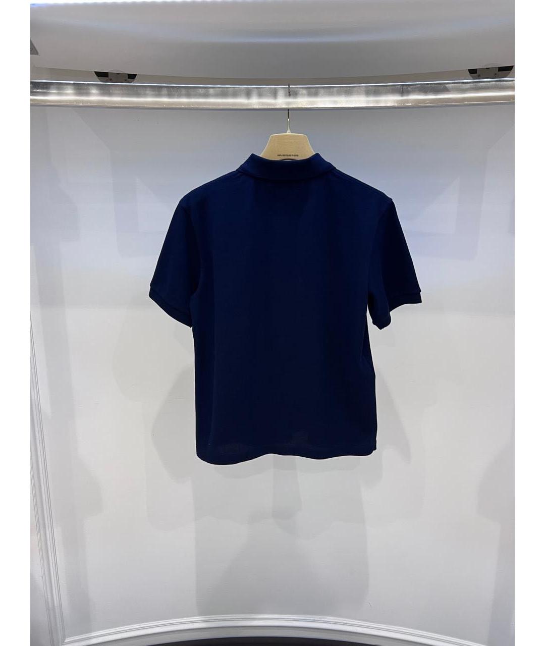 MIU MIU Темно-синяя футболка, фото 2