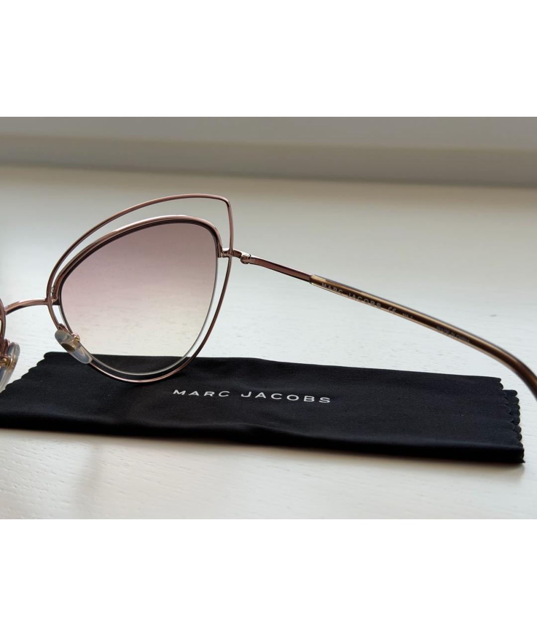 MARC JACOBS Розовые металлические солнцезащитные очки, фото 6