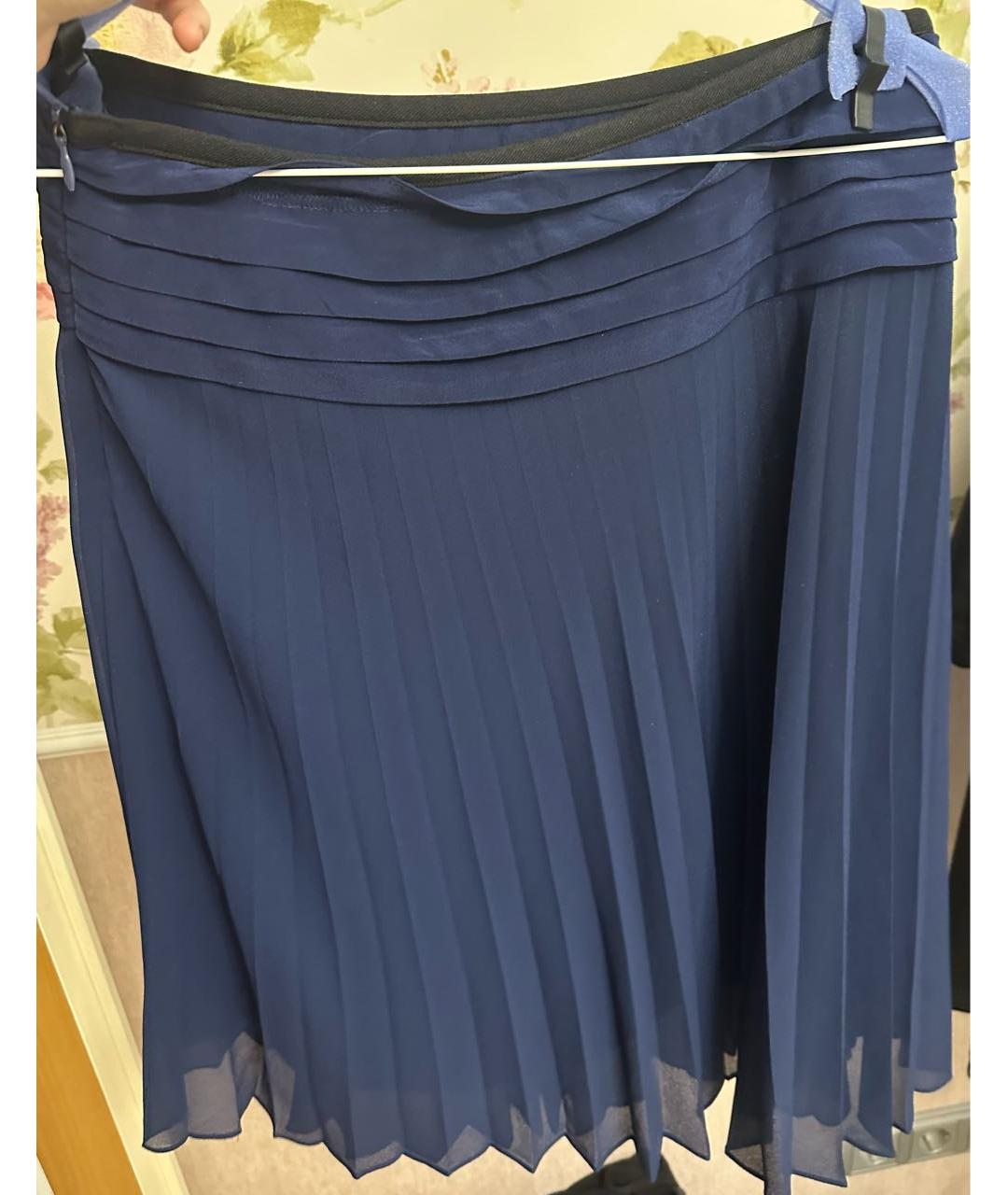 MAX&CO Темно-синяя юбка миди, фото 2