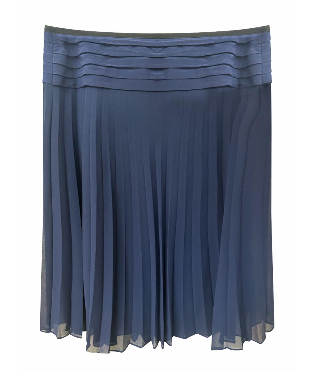 MAX&CO Темно-синяя юбка миди, фото 1