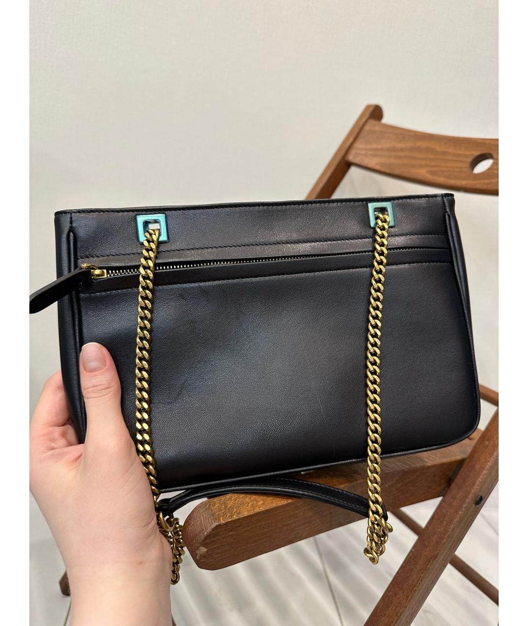 VALENTINO Коричневая кожаная сумка через плечо, фото 7