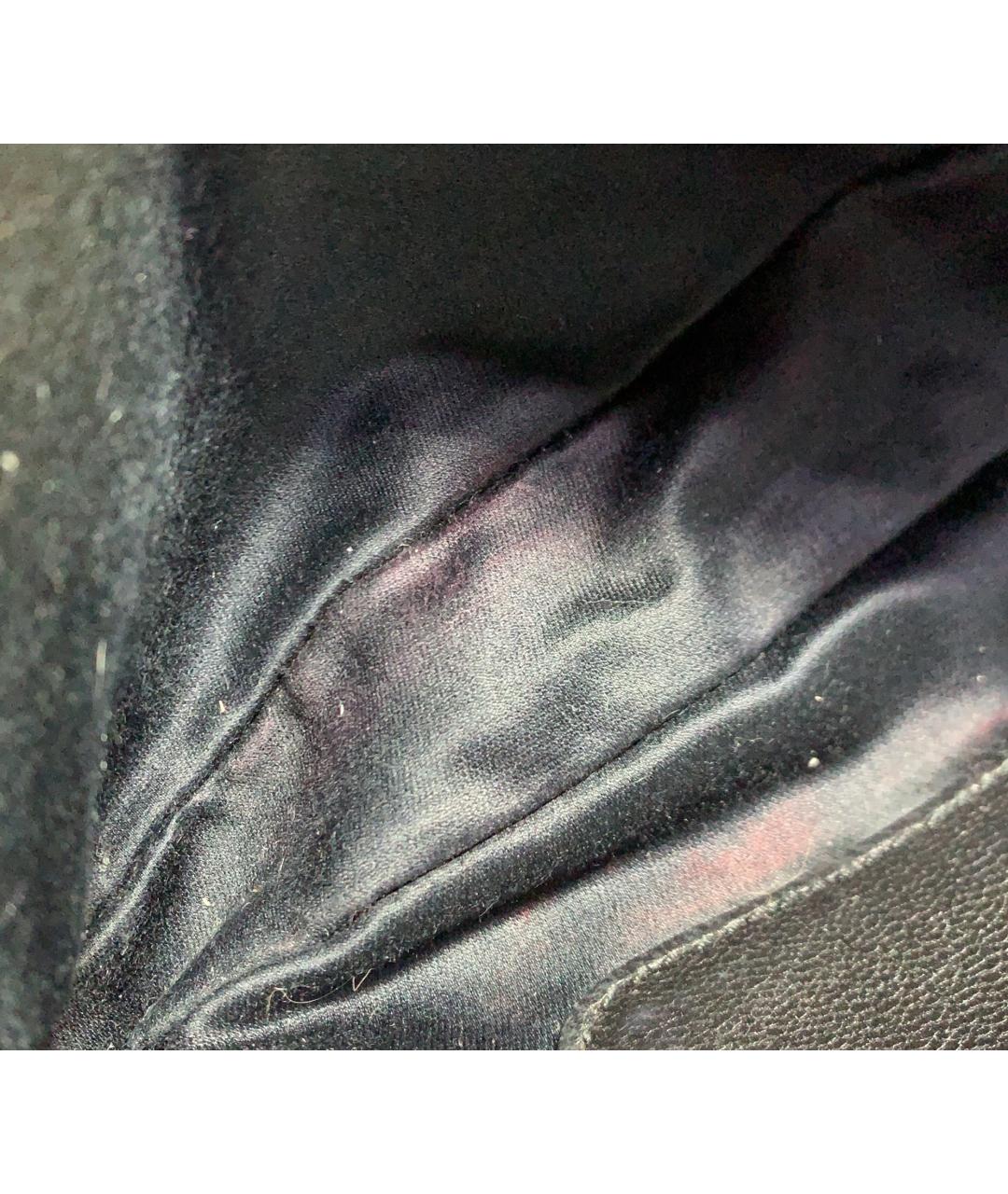 MIU MIU Черная кожаная сумка через плечо, фото 8