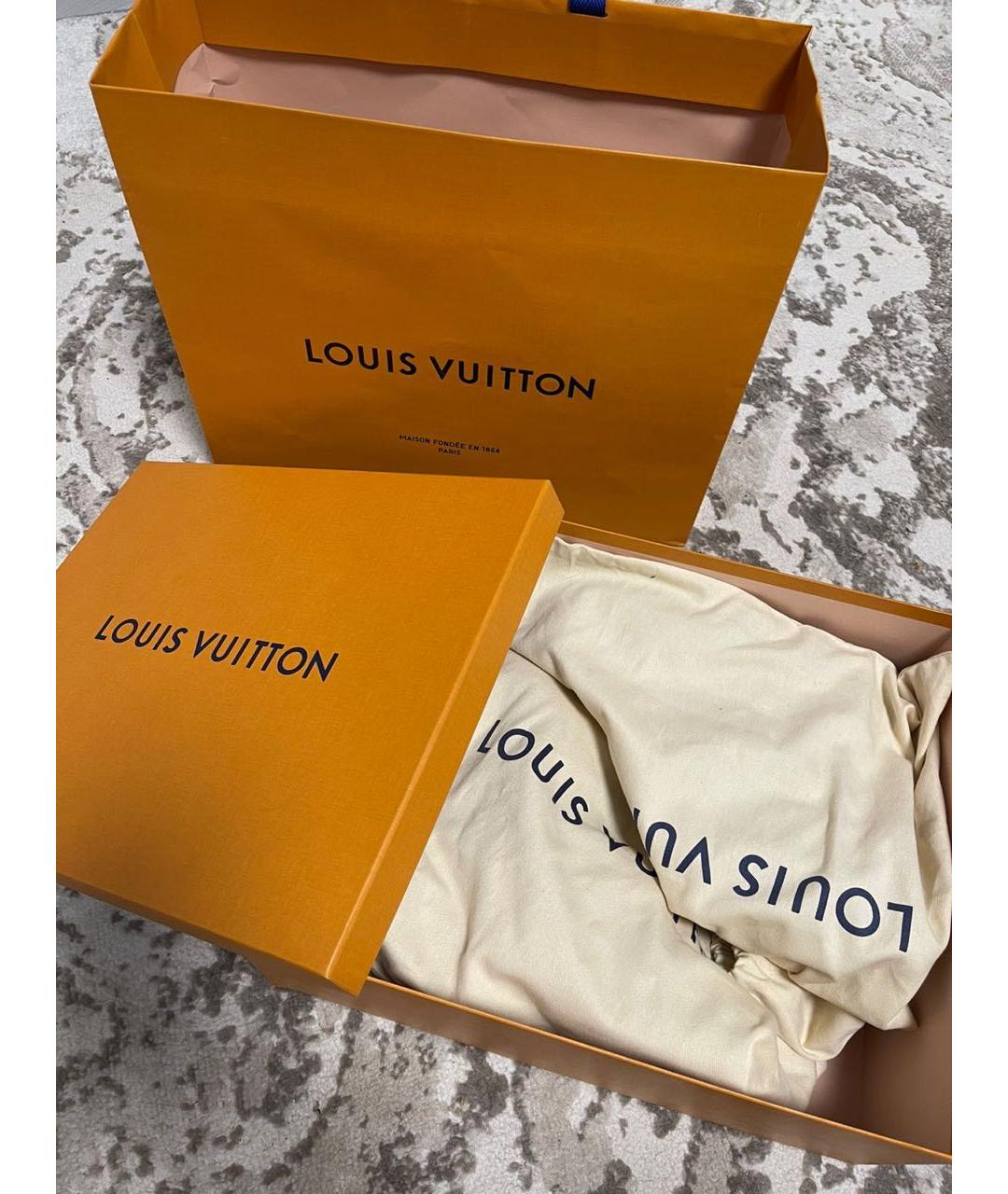 LOUIS VUITTON Черные кожаные ботинки, фото 7