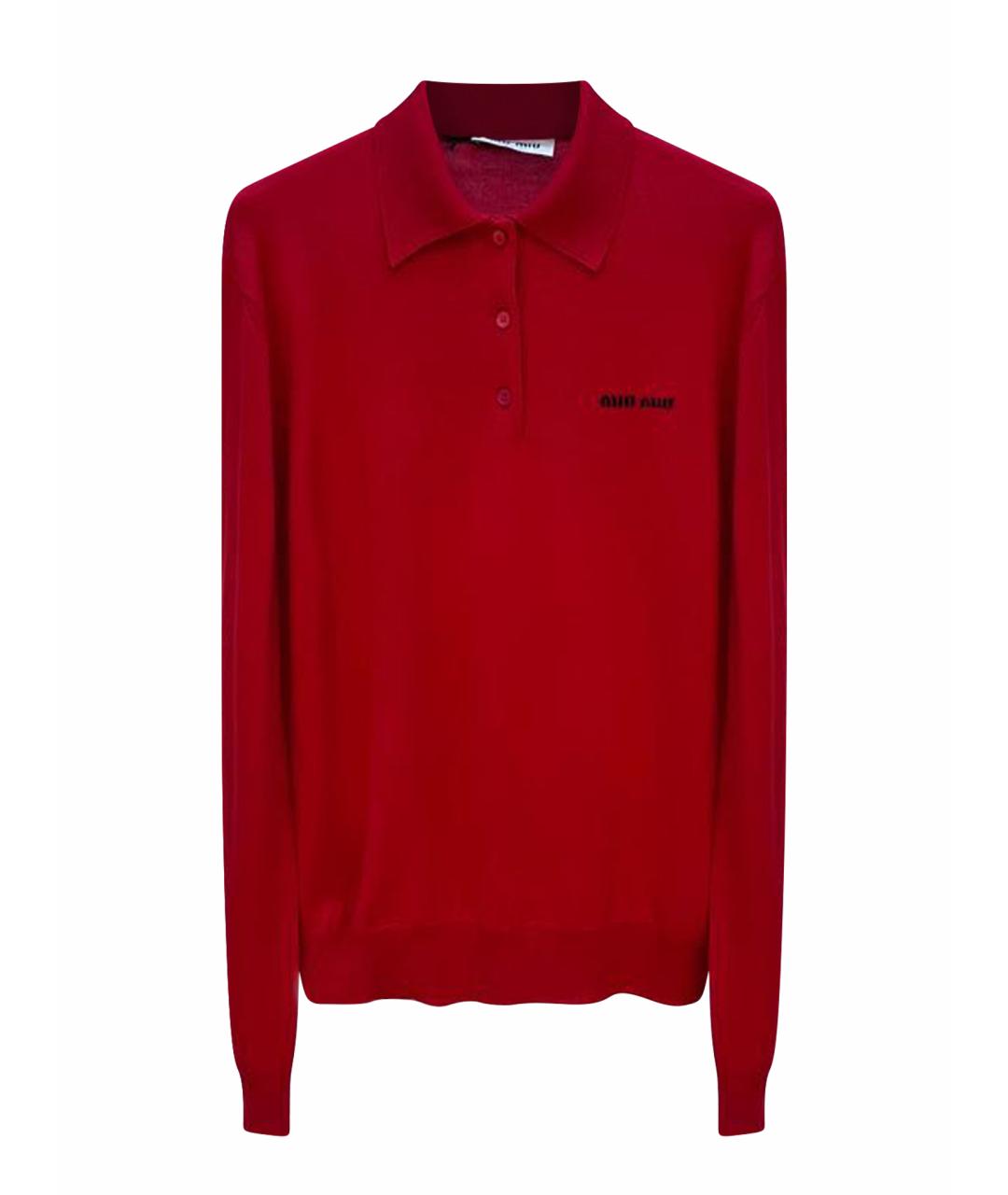 MIU MIU Красный джемпер / свитер, фото 1