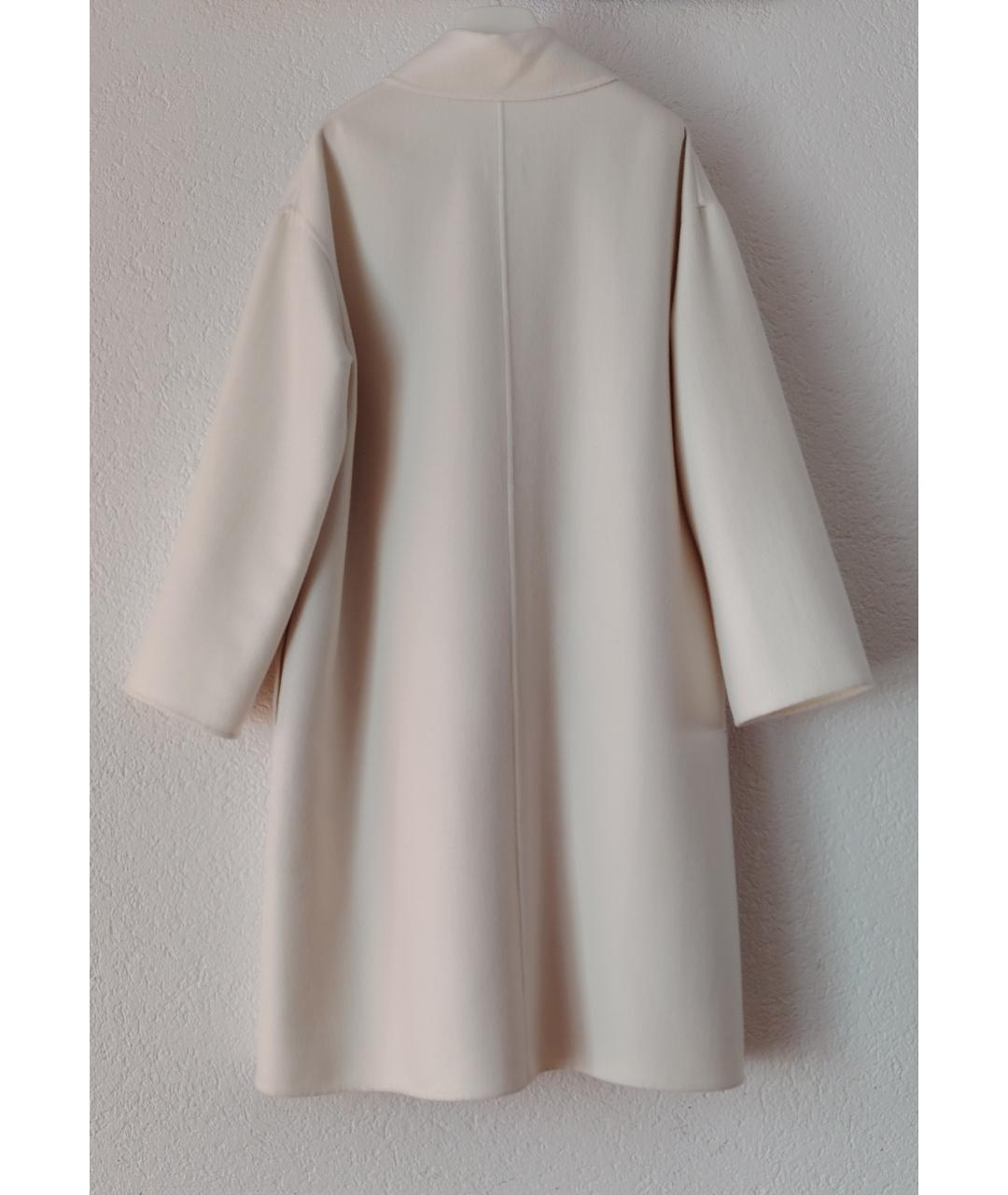 HERMES Белое кашемировое пальто, фото 2