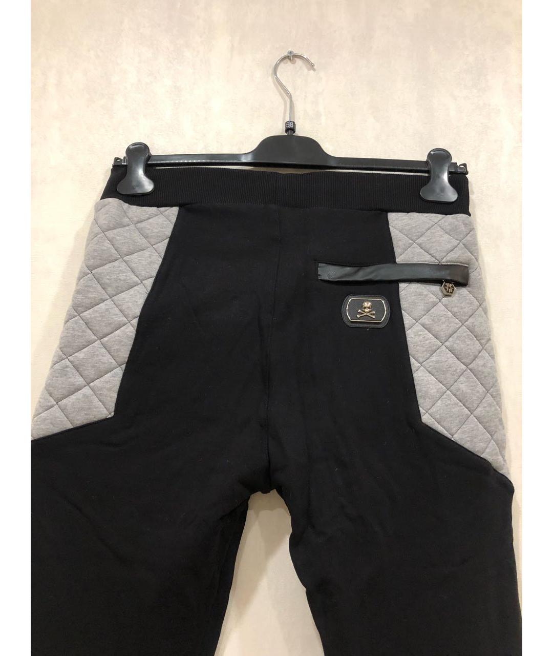 PHILIPP PLEIN Мульти хлопковые повседневные брюки, фото 6