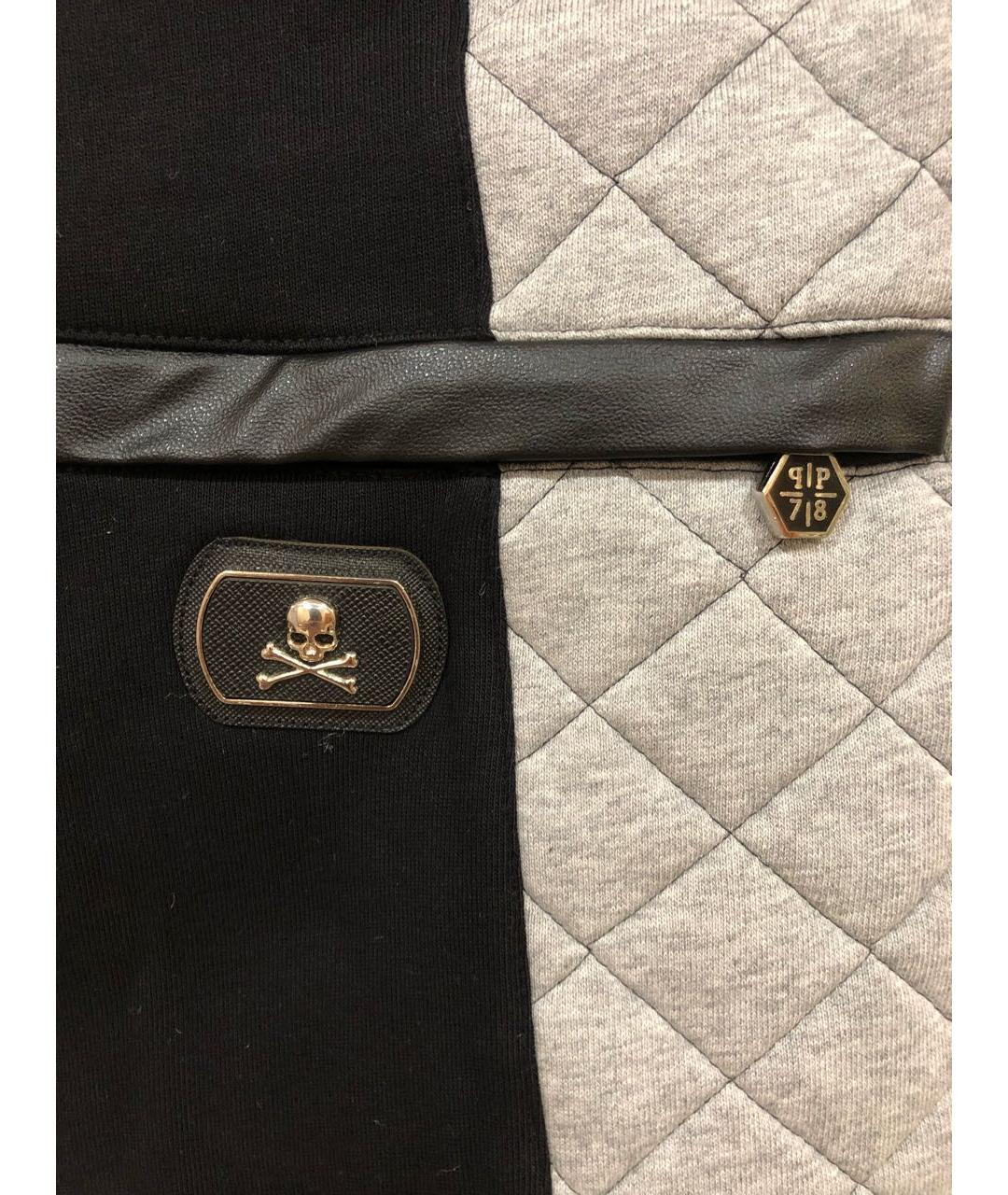 PHILIPP PLEIN Мульти хлопковые повседневные брюки, фото 7