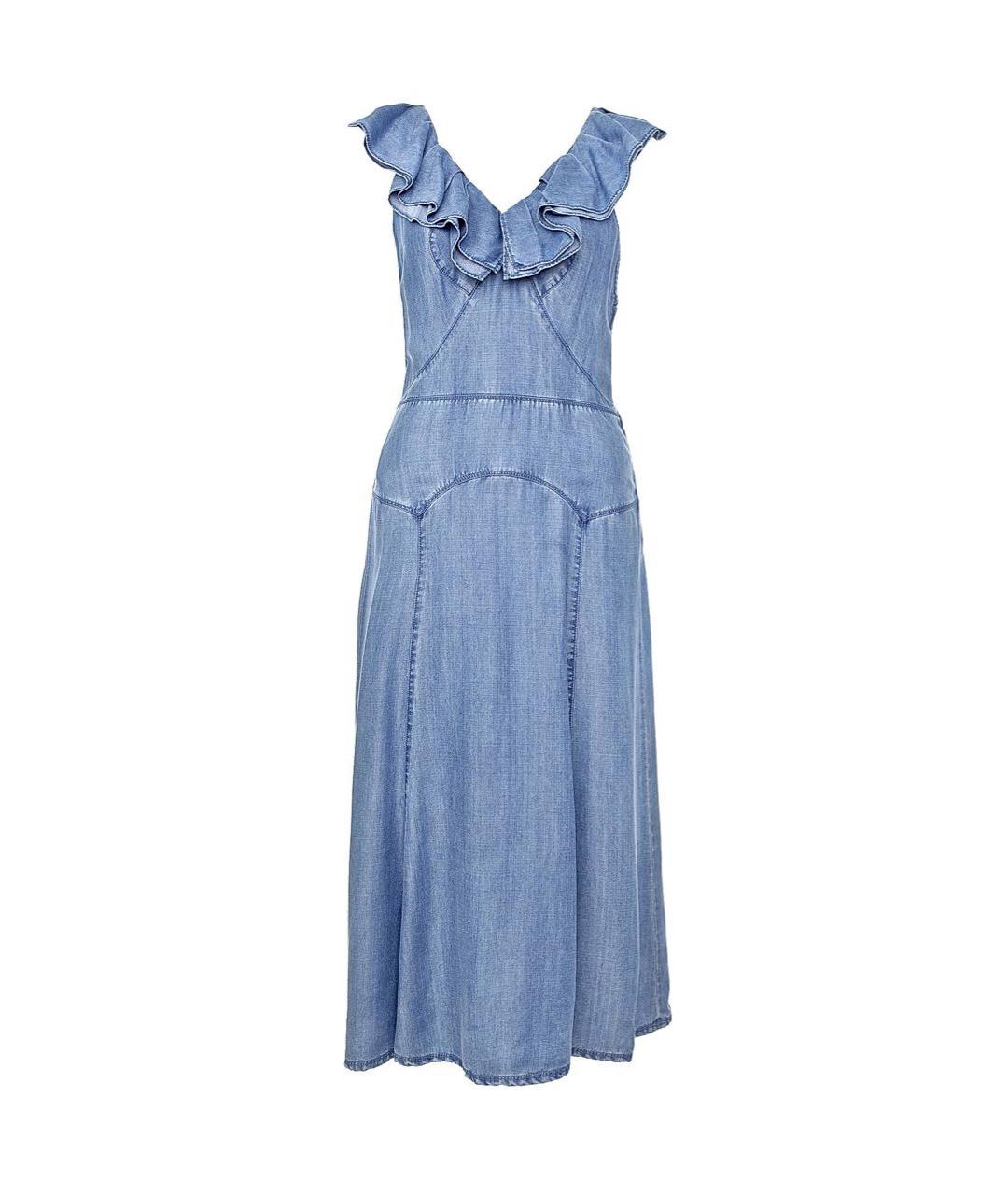 PRADA Голубое платье, фото 1