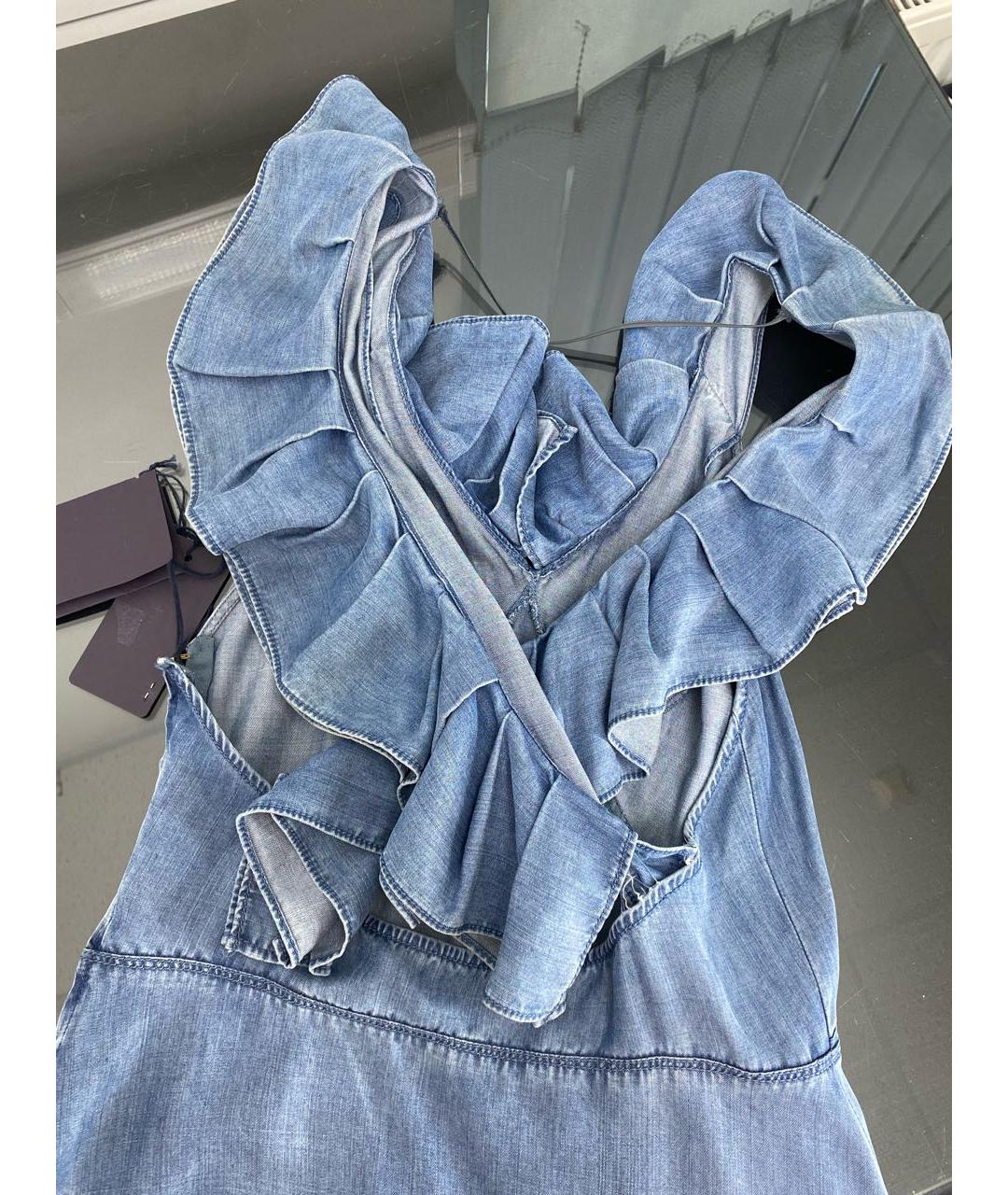 PRADA Голубое платье, фото 3